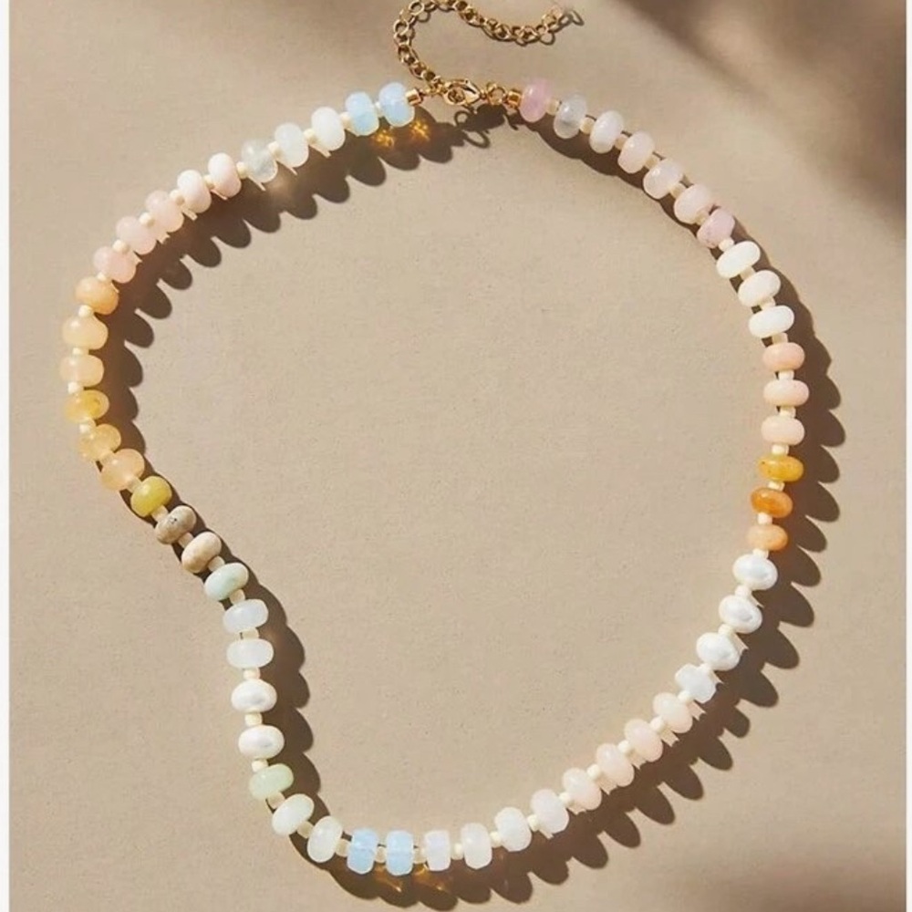 Anthropologie Multicolor Beaded Necklace